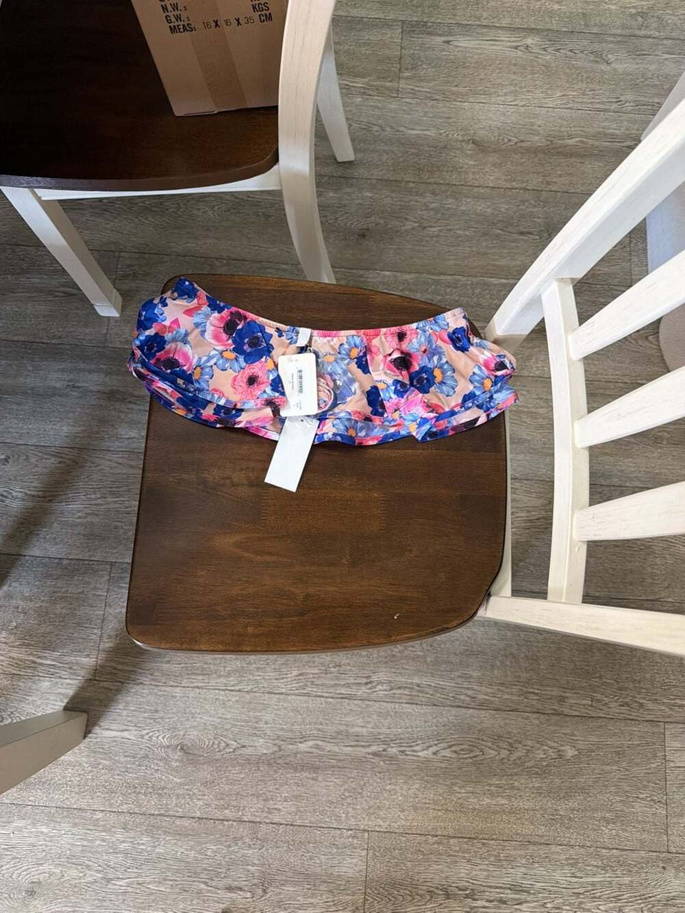 Zinke Swimwear Reese Ruffle Bandeau Bikini Top